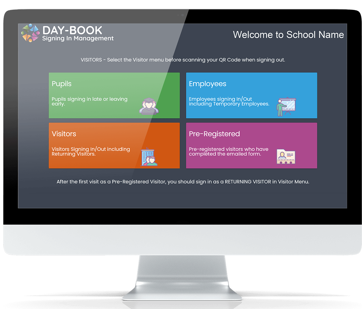 DAY-BOOK Home Screen